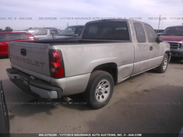 1GCEC19X56Z295619 - 2006 CHEVROLET SILVERADO C1500 GRAY photo 4