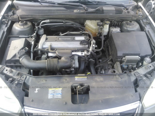 1G1ZS53F86F157580 - 2006 CHEVROLET MALIBU LS GRAY photo 10