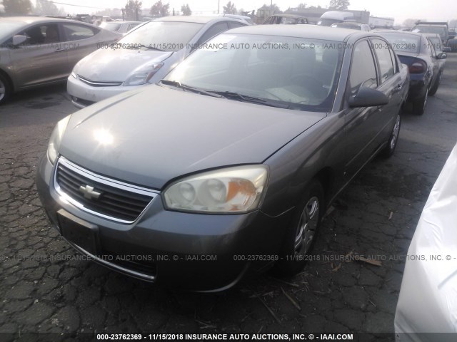 1G1ZS53F86F157580 - 2006 CHEVROLET MALIBU LS GRAY photo 2