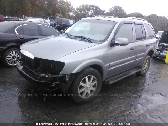 5GADT13S062349928 - 2006 BUICK RAINIER CXL GRAY photo 2