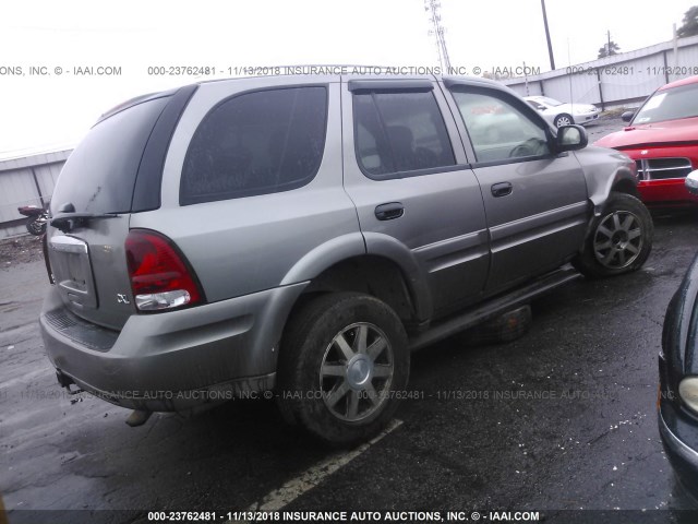 5GADT13S062349928 - 2006 BUICK RAINIER CXL GRAY photo 4