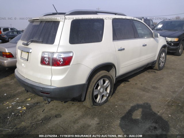 1GKER33728J134833 - 2008 GMC ACADIA SLT-2 WHITE photo 4