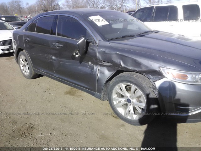 1FAHP2EW7BG138917 - 2011 FORD TAURUS SEL GRAY photo 6