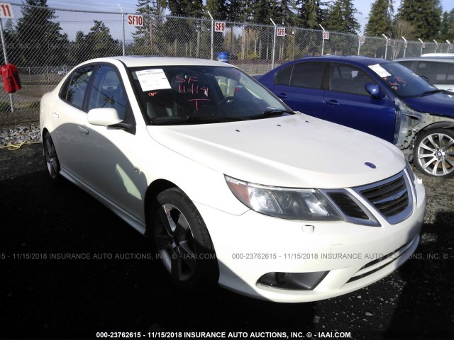 YS3FB49Y181143235 - 2008 SAAB 9-3 2.0T WHITE photo 1