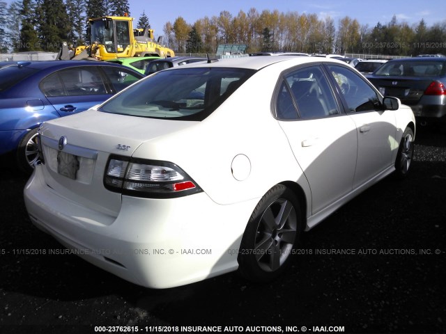 YS3FB49Y181143235 - 2008 SAAB 9-3 2.0T WHITE photo 4