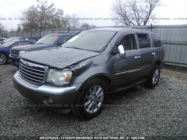 1A8HW58237F543797 - 2007 CHRYSLER ASPEN LIMITED GRAY photo 2