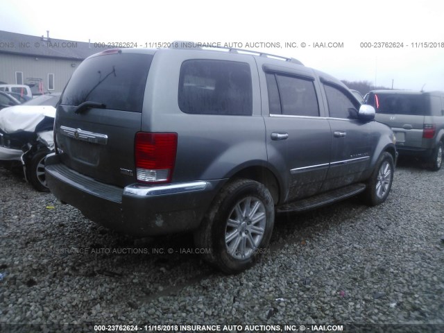 1A8HW58237F543797 - 2007 CHRYSLER ASPEN LIMITED GRAY photo 4