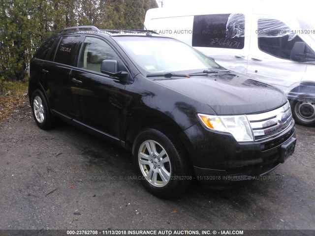 2FMDK36C57BB40497 - 2007 FORD EDGE Чорний фото 1