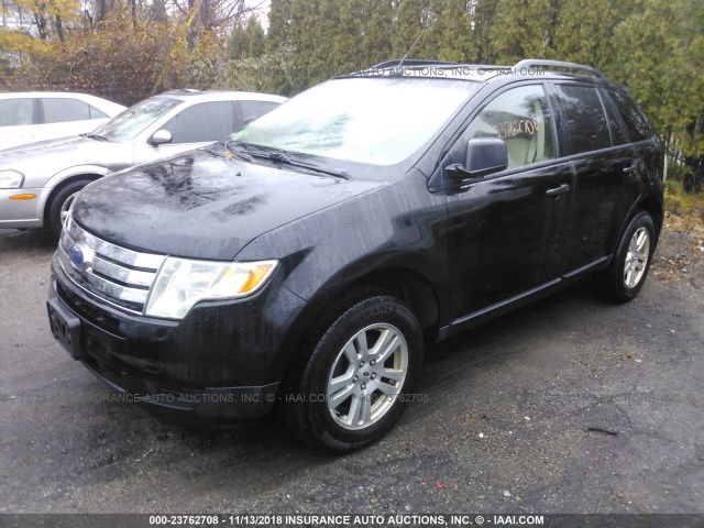 2FMDK36C57BB40497 - 2007 FORD EDGE Чорний фото 2