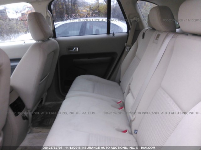 2FMDK36C57BB40497 - 2007 FORD EDGE Чорний фото 8