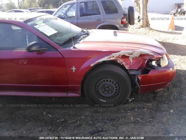 1FAFP40402F210510 - 2002 FORD MUSTANG RED photo 6
