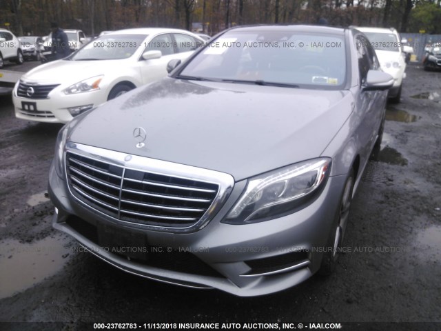 WDDUG8FB0FA115856 - 2015 MERCEDES-BENZ S 550 4MATIC GRAY photo 6