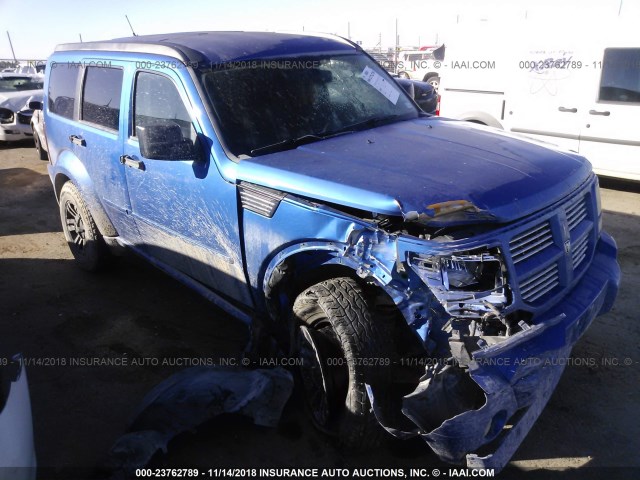 1D8GT58698W235535 - 2008 DODGE NITRO R/T BLUE photo 1