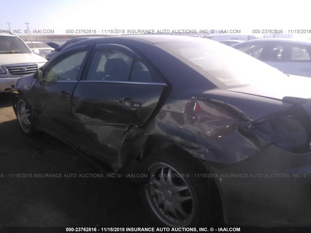 1G2ZH58N274216985 - 2007 PONTIAC G6 GT GRAY photo 6