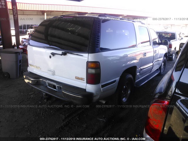 1GKEC16Z82J197221 - 2002 GMC YUKON XL C1500 WHITE photo 4