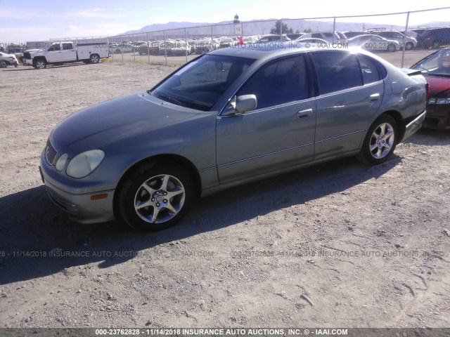 JT8BD69S430179585 - 2003 LEXUS GS 300 GREEN photo 2