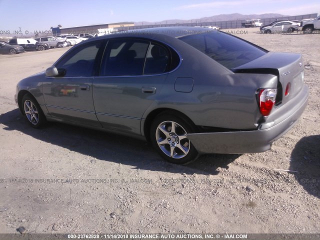 JT8BD69S430179585 - 2003 LEXUS GS 300 GREEN photo 3