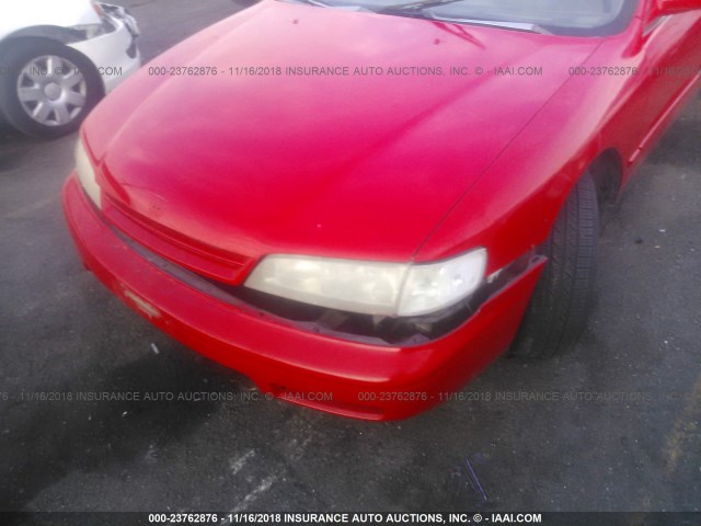 1HGCD565XRA095600 - 1994 HONDA ACCORD EX/EX-R RED photo 6