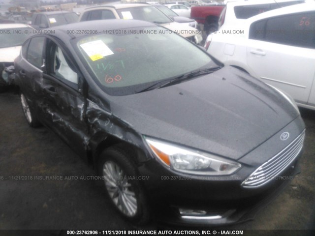 1FADP3N25FL262294 - 2015 FORD FOCUS TITANIUM GRAY photo 1