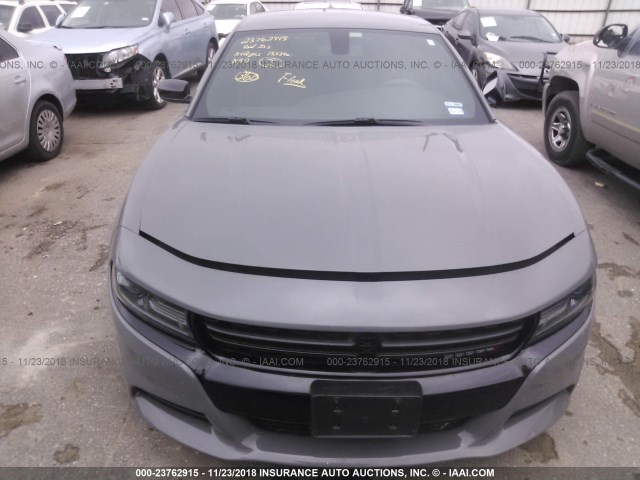 2C3CDXCT9JH210176 - 2018 DODGE CHARGER R/T GRAY photo 6