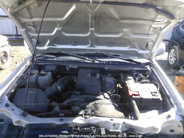 1GCESCF91B8131899 - 2011 CHEVROLET COLORADO LT SILVER photo 10