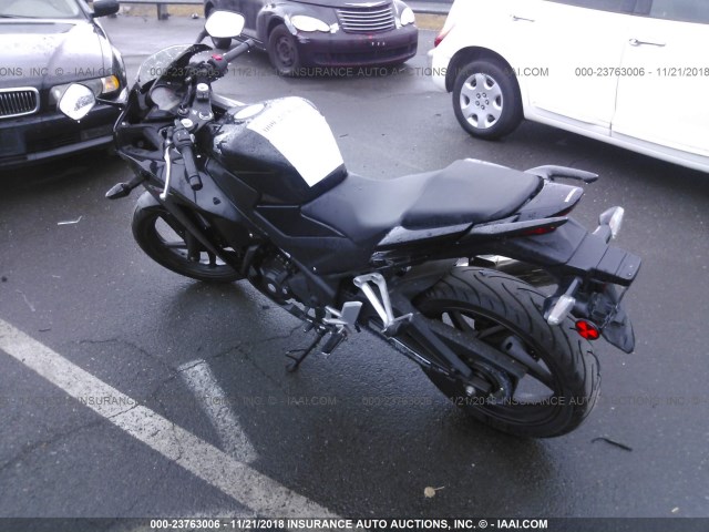 MLHNC515XF5100622 - 2015 HONDA CBR300 RA BLACK photo 3