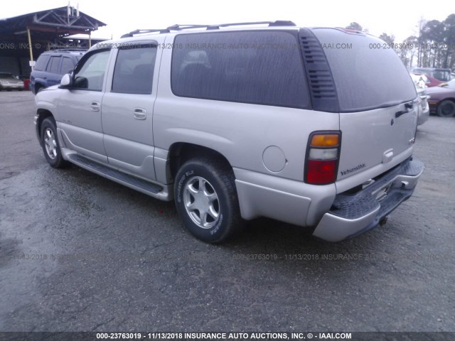 1GKFK66U85J138926 - 2005 GMC YUKON XL DENALI GRAY photo 3