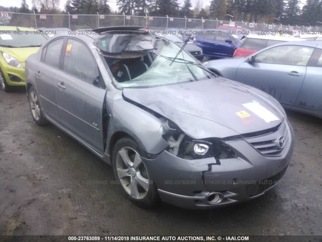 JM1BK323X41209662 - 2004 MAZDA 3 S GRAY photo 1