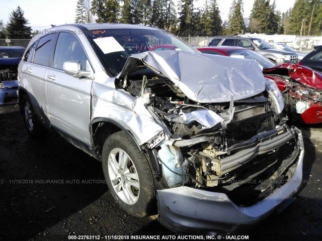 5J6RE4H73BL051215 - 2011 HONDA CR-V EXL SILVER photo 1