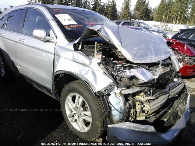 5J6RE4H73BL051215 - 2011 HONDA CR-V EXL SILVER photo 6