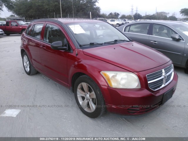 1B3CB4HA5AD586038 - 2010 DODGE CALIBER SXT RED photo 1