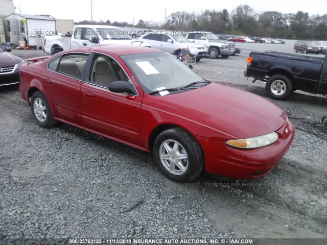 1G3NL52FX3C293257 - 2003 OLDSMOBILE ALERO GL RED photo 1