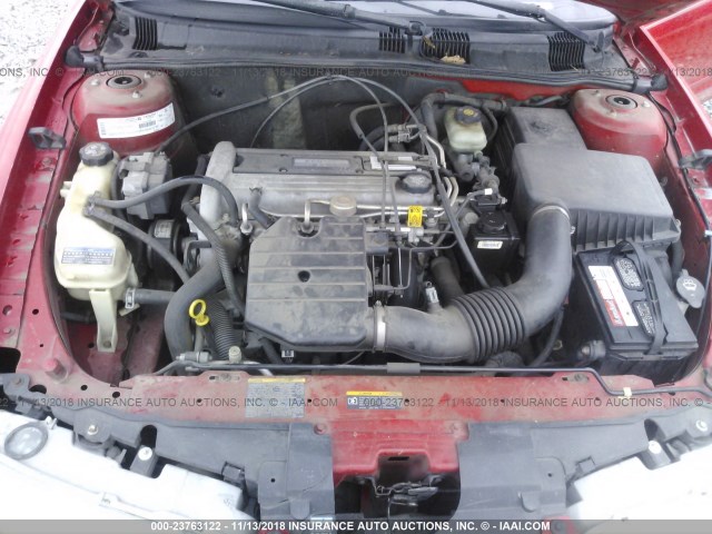 1G3NL52FX3C293257 - 2003 OLDSMOBILE ALERO GL RED photo 10