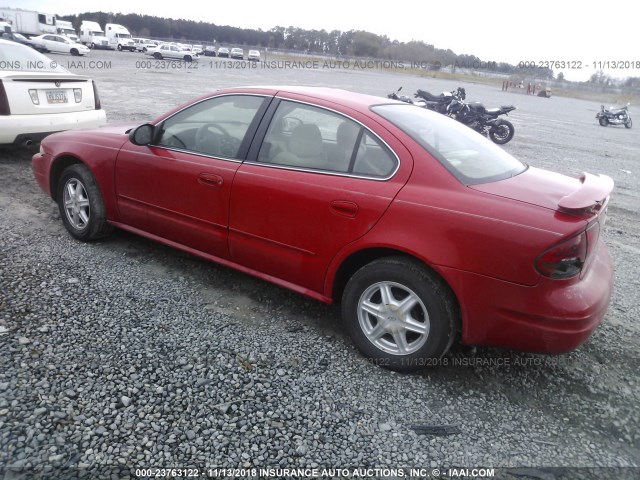 1G3NL52FX3C293257 - 2003 OLDSMOBILE ALERO GL RED photo 3