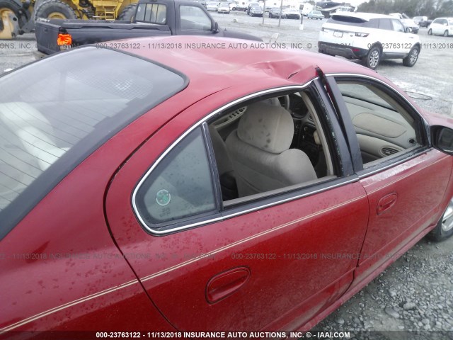 1G3NL52FX3C293257 - 2003 OLDSMOBILE ALERO GL RED photo 6