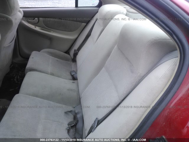 1G3NL52FX3C293257 - 2003 OLDSMOBILE ALERO GL RED photo 8