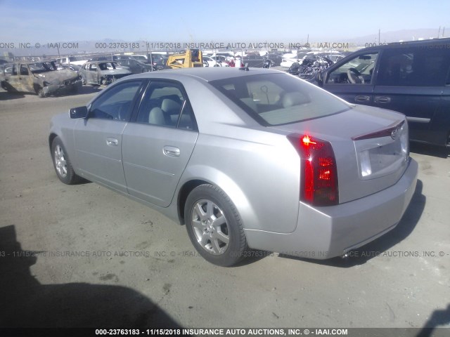 1G6DP577370184988 - 2007 CADILLAC CTS HI FEATURE V6 SILVER photo 3