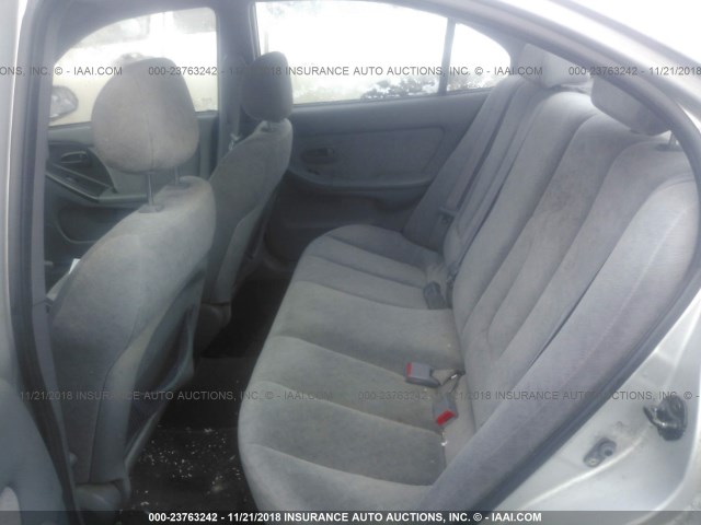 KMHDN46D95U011515 - 2005 HYUNDAI ELANTRA GLS/GT SILVER photo 8