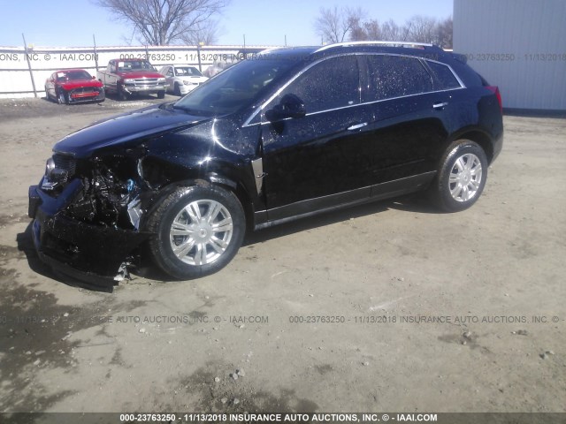 3GYFNAEY8AS625928 - 2010 CADILLAC SRX LUXURY COLLECTION BLACK photo 2