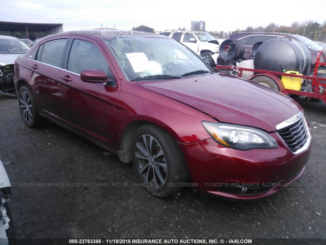 1C3CCBBG1EN152653 - 2014 CHRYSLER 200 TOURING RED photo 1