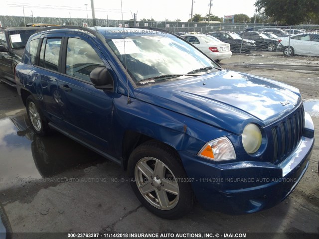 1J4FT47B49D133957 - 2009 JEEP COMPASS SPORT BLUE photo 6