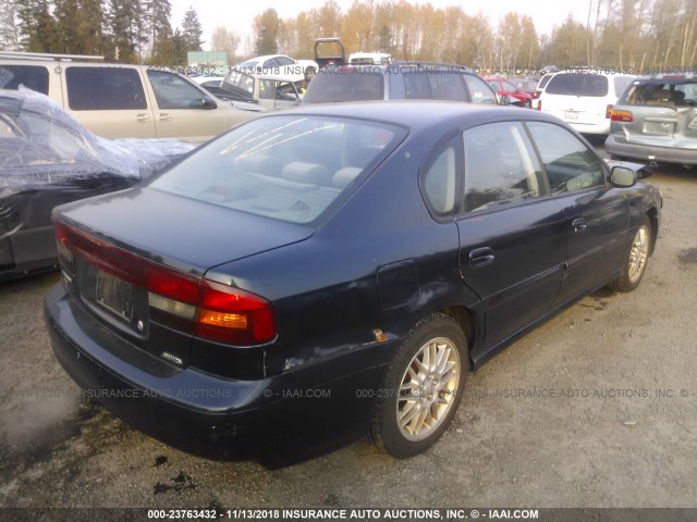 4S3BE635637209758 - 2003 SUBARU LEGACY L/L SPECIAL Dark Blue photo 4