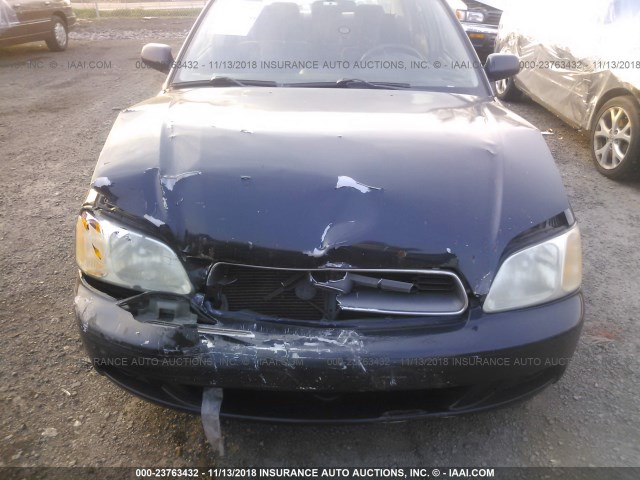 4S3BE635637209758 - 2003 SUBARU LEGACY L/L SPECIAL Dark Blue photo 6