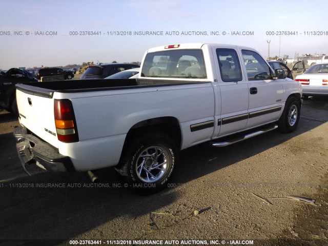 2GCEC19V411208874 - 2001 CHEVROLET SILVERADO C1500 WHITE photo 4