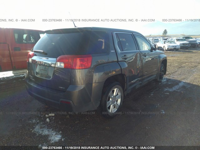 2GKFLREK7C6340844 - 2012 GMC TERRAIN SLE GRAY photo 4