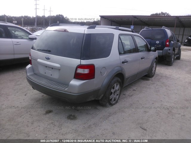 1FMZK011X6GA07042 - 2006 FORD FREESTYLE SE SILVER photo 4