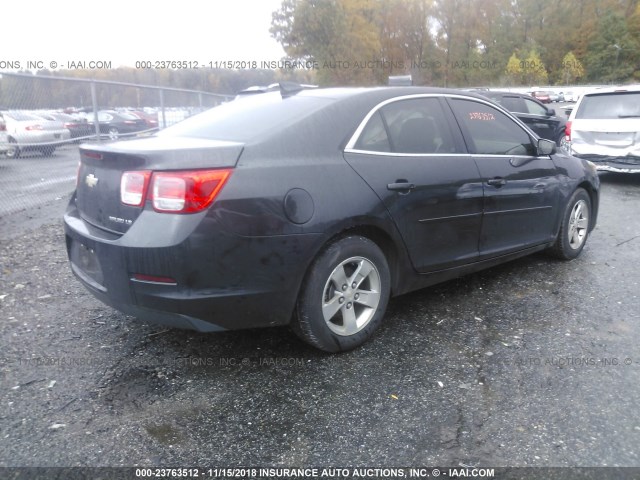 1G11B5SLXFF145371 - 2015 CHEVROLET MALIBU LS 黑色 照片 4