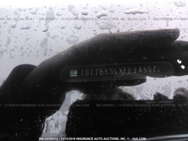 1G11B5SLXFF145371 - 2015 CHEVROLET MALIBU LS 黑色 照片 9