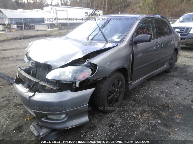 2T1BR32E56C577906 - 2006 TOYOTA COROLLA CE/LE/S GRAY photo 2