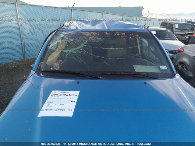 3TMJU4GN9AM109301 - 2010 TOYOTA TACOMA DOUBLE CAB PRERUNNER BLUE photo 6